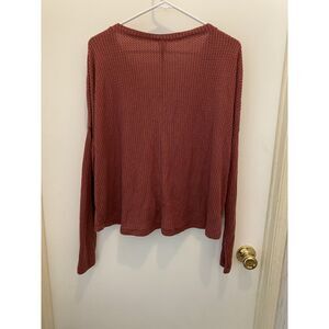 Wild Fable Cable Knit Button Up V Neck Sweater Size S NWT